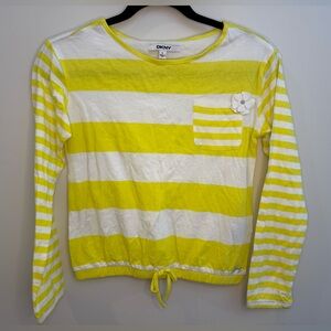 DKNY girls long sleeve shirt size L